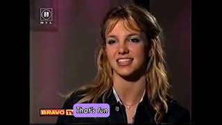 Britney Spears Rare Bravo TV Interview rosemont theater Illinois August 17 1999