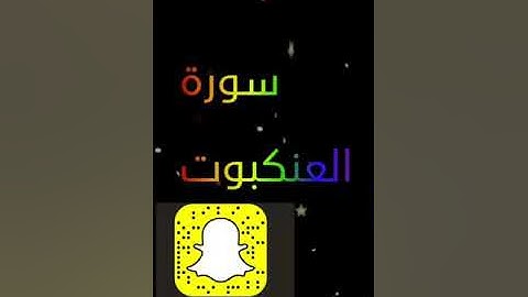 تأملات في سُوَر القرآن (سورة العنكبوت)