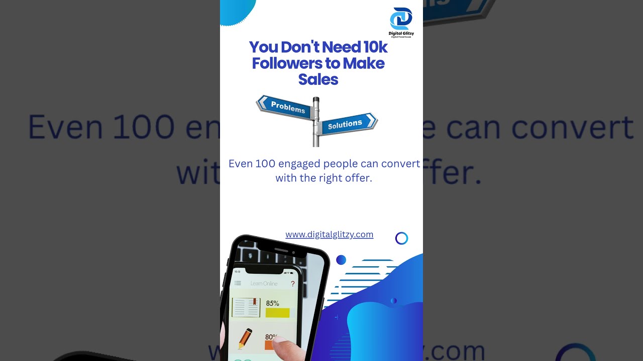 You Don T Need 10k Followers To Make Sales Learndigitalmarketing Ai Viralvideos Viral Aivideo
