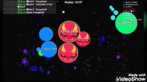 Blob.io|Dual and Ffa mode Gameplay clips
