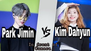 Bts Park Jimin Vs Twice Kim Dahyun In Front Of Camera Dahmin Shipper