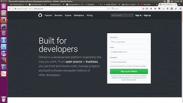 How to create GitHub Account on ubuntu 17.04