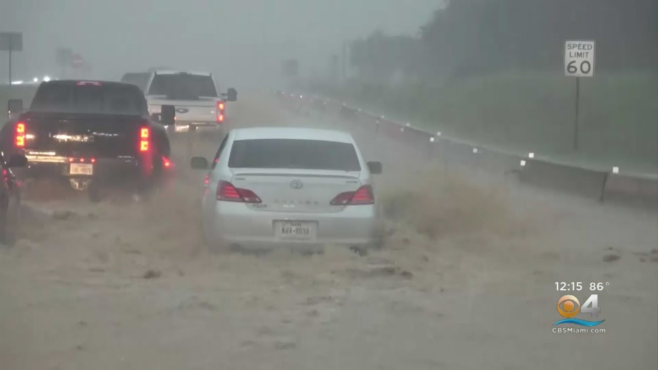 Tropical Depression Imelda Is Drenching Parts Of Southeast Texas Youtube