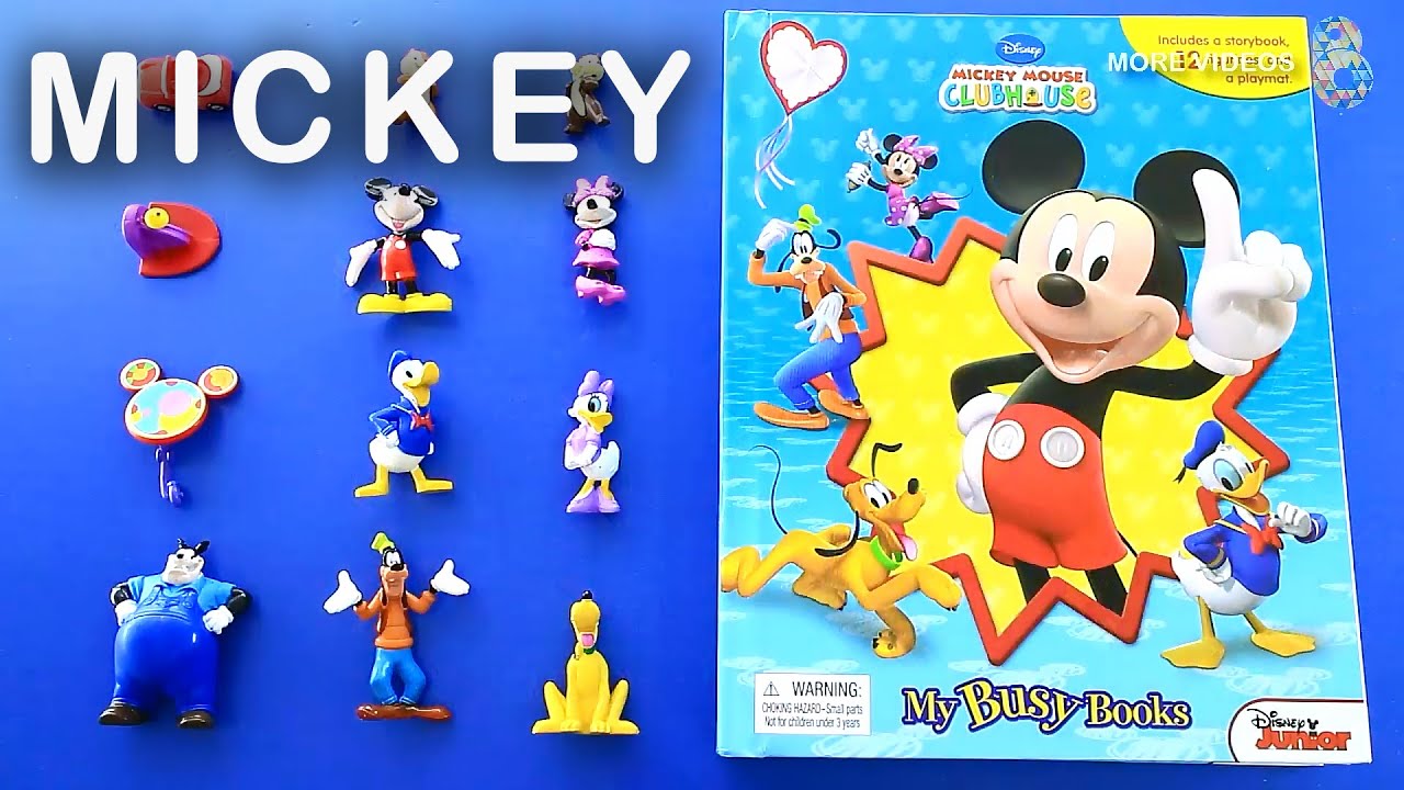Disney Book Learning Names Disney Character for kids with Mickey Mouse and  Friends - YouTube
