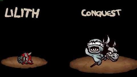 The Binding of Isaac: Rebirth-Lilith vs Conquest