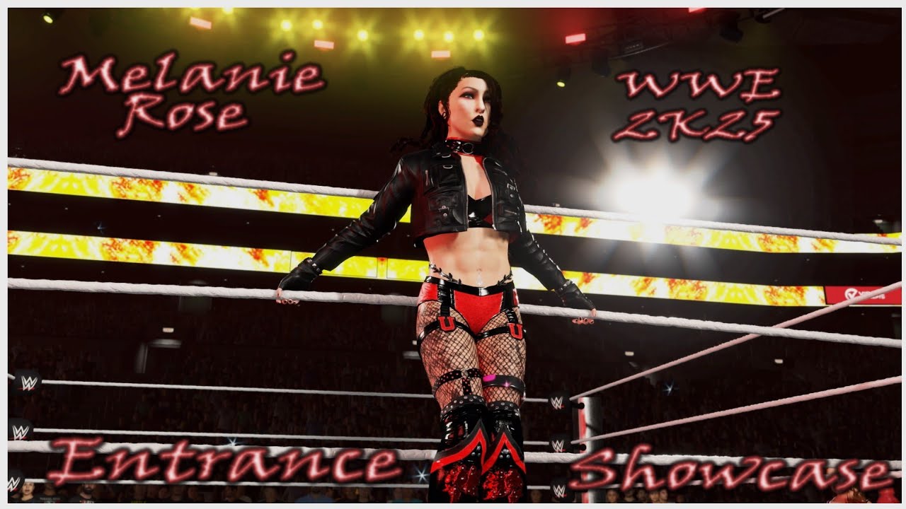 Melanie Rose WWE 2K25 Entrance Showcase - YouTube