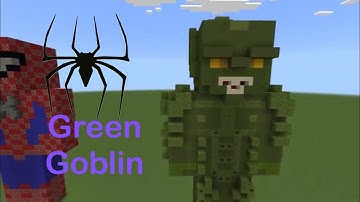 Minecraft Green Goblin (Spider-Man 1) Statue Tutorial