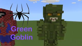 Minecraft Green Goblin (Spider-Man 1) Statue Tutorial