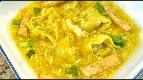 Egg Drop Wonton Soup