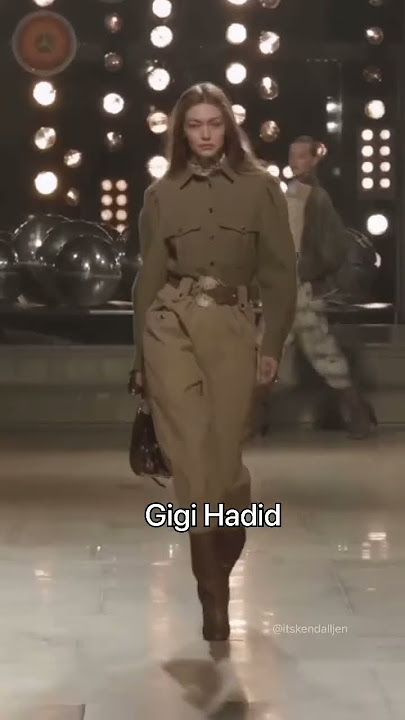 Age at which famous models started modelling #kendalljenner #bellahadid #gigihadid