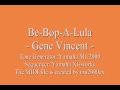 Be-Bop-A-Lula - Gene Vincent (cover) / MIDI version