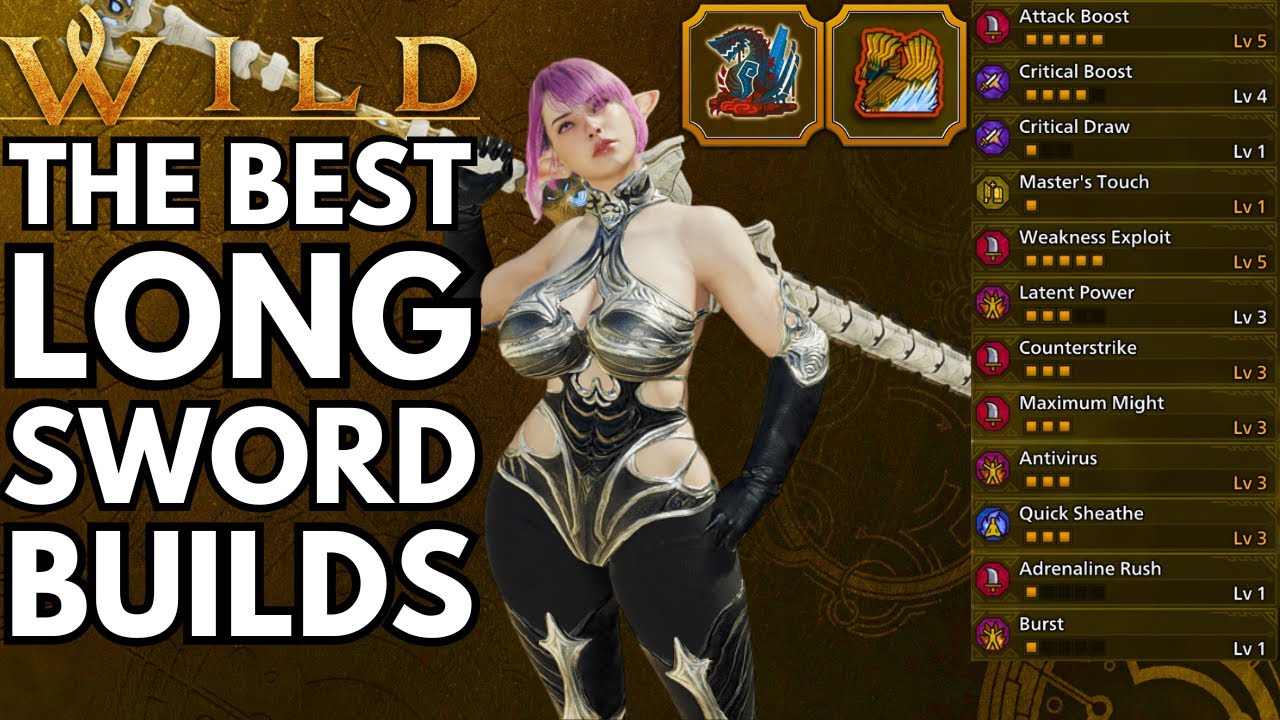 MH Wilds - The 4 New Best Longsword Builds for Title Update 4!
