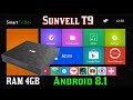 ОТЛИЧНЫЙ TV BOX SUNVELL T9 ANDROID 8.1 RAM 4GB + ROM 32GB ОБЗОР