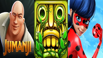 Temple Run 2 vs Jumanji Epic Run vs Miraculous Ladybug & Cat Noir - Gameplay Android Walkthrough