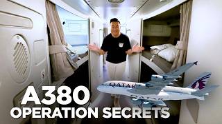 Qatar Airways A380 Crew Confidential  What you DON'T see as a Passenger