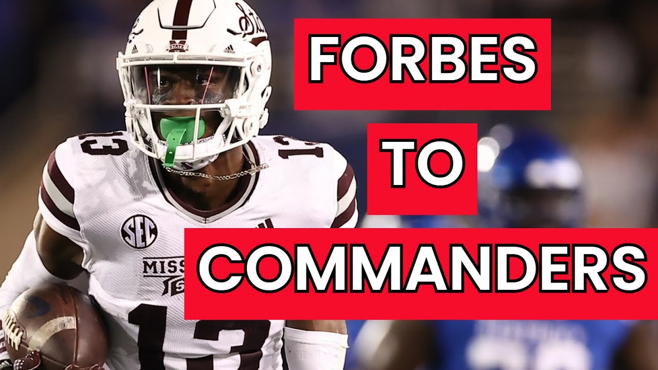 Commanders select Emmanuel Forbes. Before Christian Gonzales?