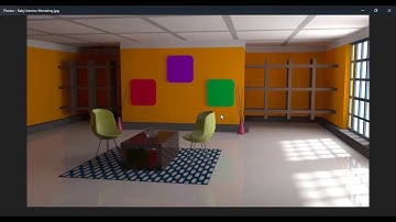 Overview of Rendering Interior room  in Maya with MentalRay