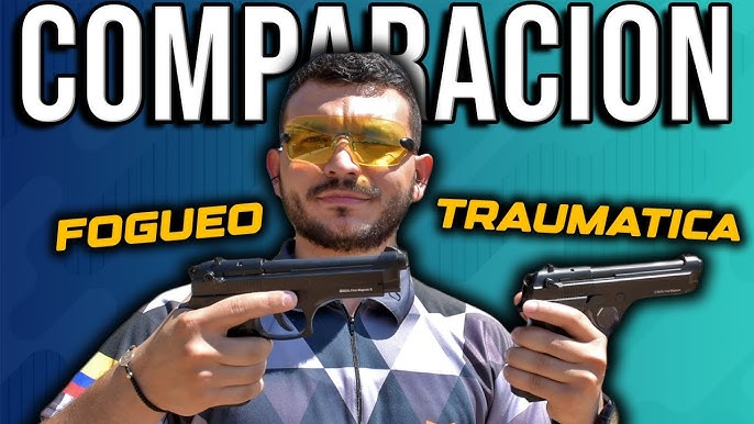 Pistola Fogueo Bruni Gap Glock 9mm Outdoor +50 Balas Fogueo