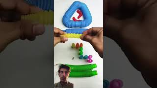 Relaxing Voicing and pop tube Diy video #creative #relaxing #poptubesound #shorts
