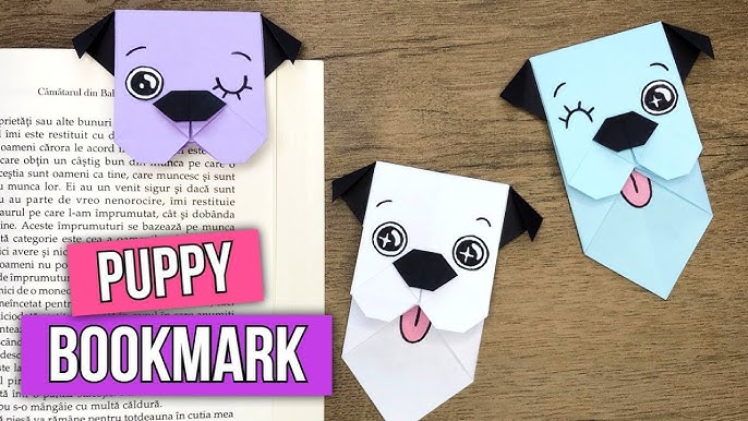 DIY kawaii Bookmarks / Origami Bookmarks idea / How to make a paper bookmark  / Crafts idea 
