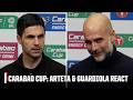 Mikel Arteta Pep Guardiola REACT To Manchester City S Carabao Cup Win Vs Arsenal ESPN FC Mikel Arteta Pep Guardiola REACT To Manchester City S Carabao Cup Win Vs Arsenal ESPN FC