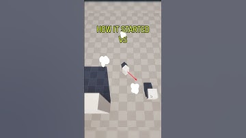 How my indie game started 1 months ago...   VS   How it