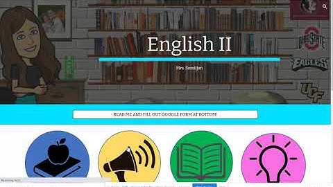 Class Website Tutorial