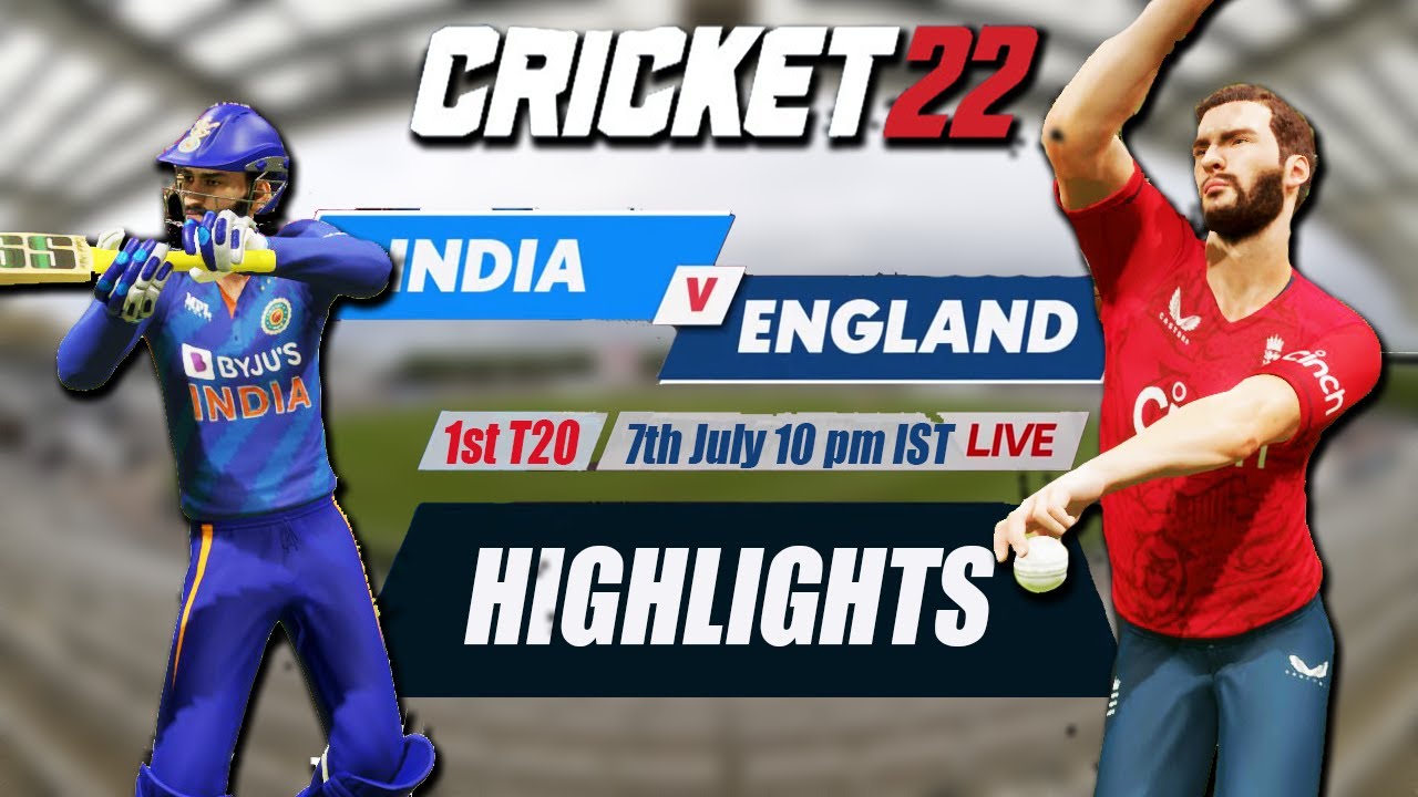 1st T20 𝗜𝗡𝗗 𝘃𝘀 𝗘𝗡𝗚 - 𝗜𝗻𝗱𝗶𝗮 𝘃𝘀 𝗘𝗻𝗴𝗹𝗮𝗻𝗱 - Match Highlights Cricket 22 Prediction