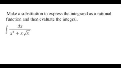 Make a substitution to express the integrand as a rational function and then evaluate the integral.