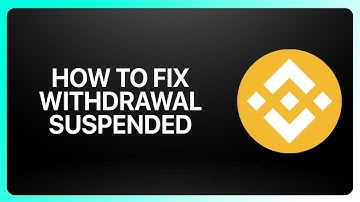 How To Fix Withdrawal Suspended in Binance 2025! Tutorial
