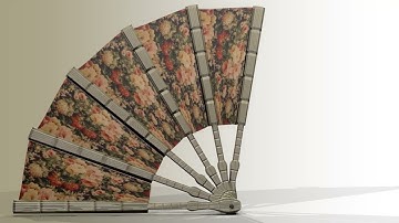 Green53 welcome - C4D Folding fan