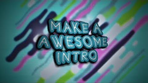 How to Make a simple and awesome intro | using pixellab and kinemaster