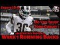 2019 Fantasy Football Advice - Week 1 Running Backs - Start or Sit? Every Match Up