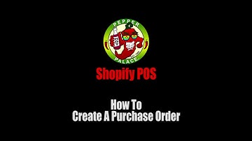 How To - Creating Purchase Order in Stocky (for Shopify POS)