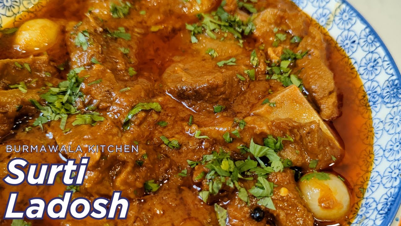 Surti Mutton Ladosh - Authentic Meat Curry Recipe