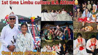 LIMBU CULTURAL WEDDING ❣️❣️ @Ashachemjong1 BUNU KO B.A MAH TA HEREKO HERAI VAYA😱😳DERAMA BASIYO😌