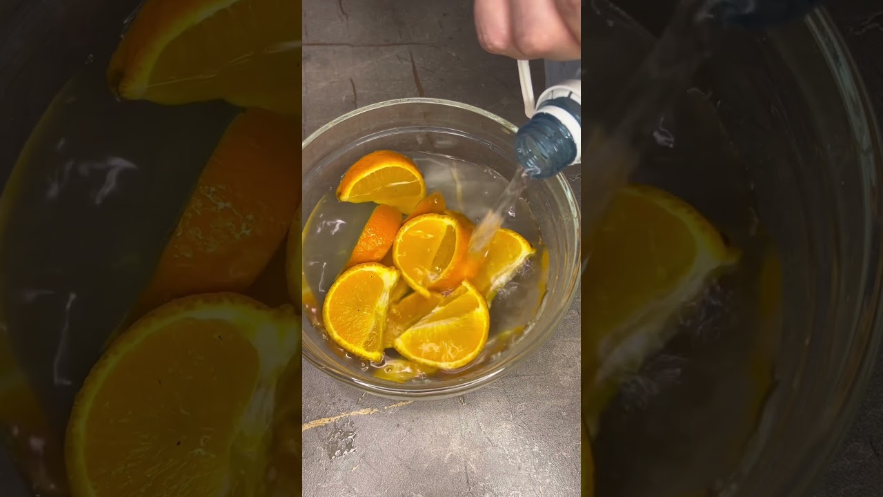 Апельсиновый освежающий лимонад #вкусно #готовимдома #еда #готовка #лимонад #апельсин