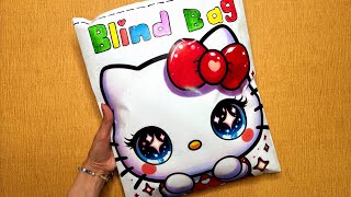 Blind Bag paper  Hello Kitty  ASMR / satisfying opening blind bag / Sanrio theme