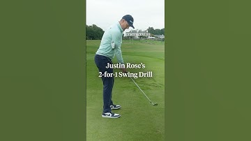 Justin Rose’s 2-for-1 drill with fix your inside takeaway 💯