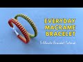 Perfect for Anyone, Simple & Great for Daily Wear | Everyday Macrame Bracelet Tutorial
