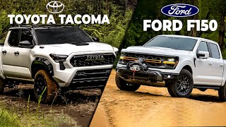 Toyota Tacoma VS Ford F150: The Ultimate Battle! by Trailing Offroad 3,747 views 3 months ago 8 minutes, 29 seconds