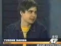A guy puking during live interview on TV