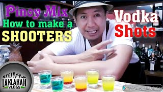 How to make a Shooters | Vodka Shots | Pinoy Bartender | Alak Tutorials | Cocktails