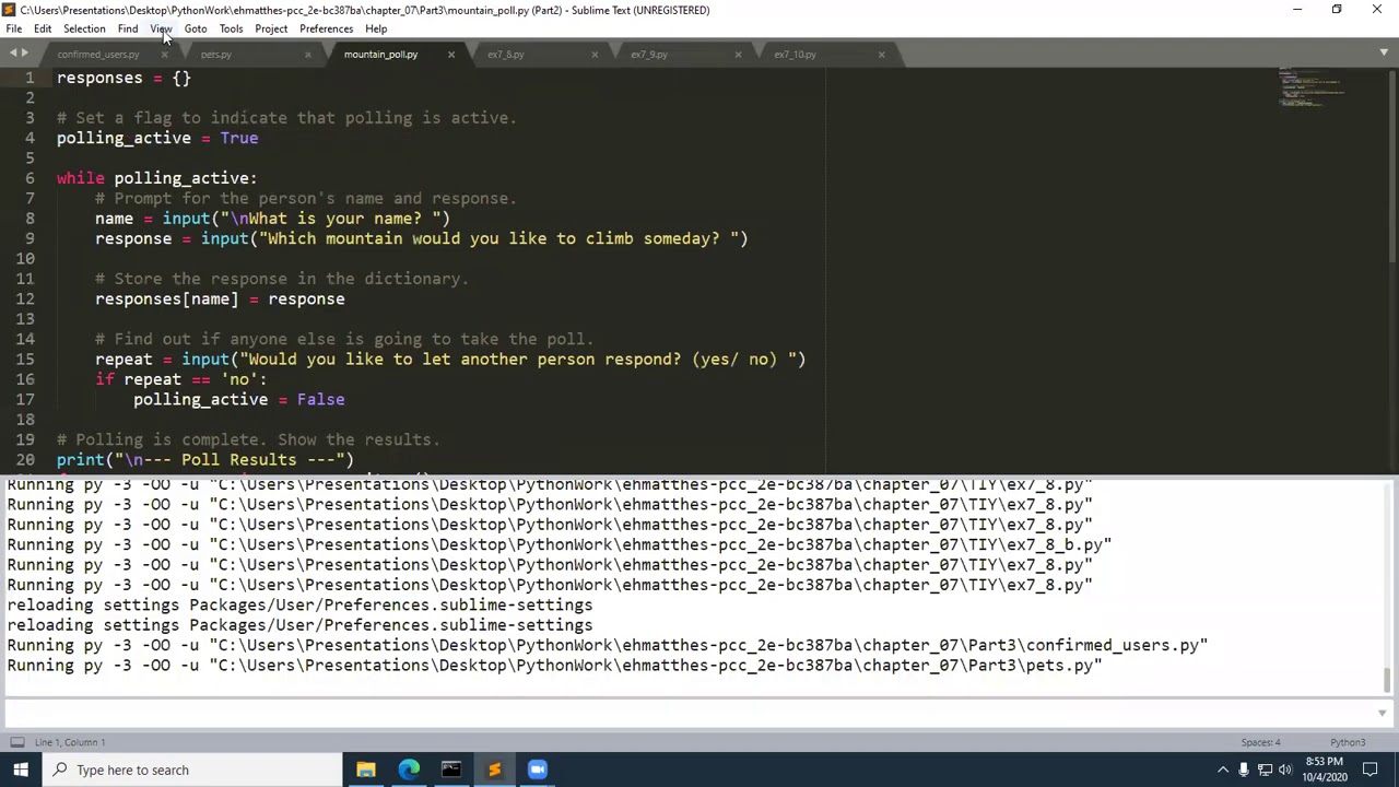 Ch 7 Part 3 Using Loops with Lists and Dictionaries - YouTube