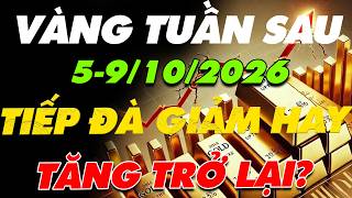 Full PHÂN TÍCH XU HƯỚNG GIÁ VÀNG TUẦN SAU:5-9/10/2026 TIẾP ĐÀ GIẢM HAY SẼ TĂNG MẠNH MẼ LẠI SAU NONFARM News