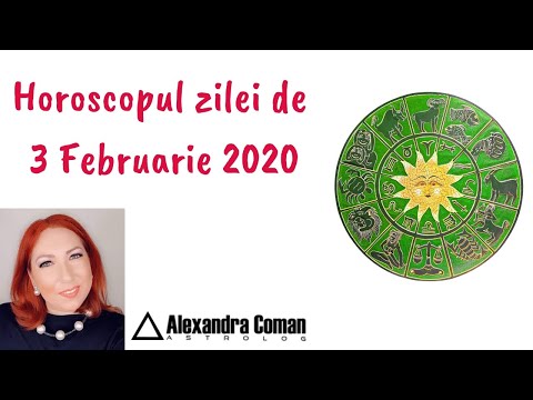 Video: Horoscop Pentru 3 Februarie 2020