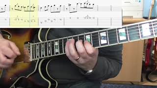 Video thumbnail of "Mambo Influenciado - Guitar Play Along with Tab"