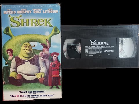 Opening to Shrek 2001 VHS