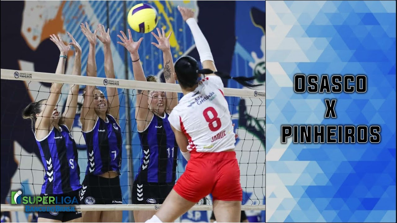 🥇 Pinheiros 1 x 0 Osasco melhores momentos volei feminino, campeon