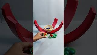 ASMR Color Sorting Wooden Balls | Satisfying Bowl of Wood Marbles and Cups #asmr